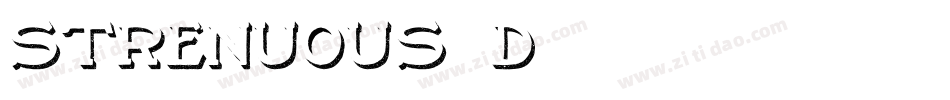 Strenuous 3D字体转换